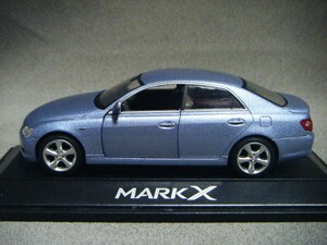 ■ディーラー MARK X　1/30 ブルーグレーメタリック ダイキャストミニカー。非売品。