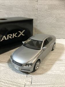 1/30 トヨタ 初代マークX MARK X 後期 カラーサンプル ミニカー 非売品 シルバーメタリック