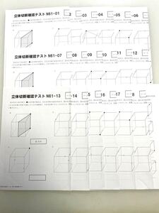 【完全版】サピックス 立体切断 立体裁断プリント