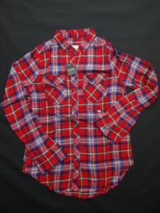 210615 Abercrombie & Fitch Kids girls long sleeve check shirt size M