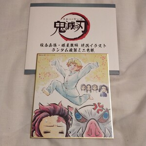 鬼滅の刃★柱合会議、蝶屋敷編 提供イラスト ミニ色紙