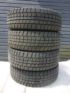 SH186　訳あり！ダンロップ　WM02　185/60R15　中古４本　8～９分山！！