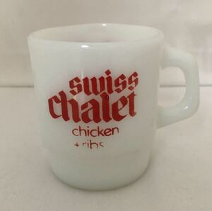 ファイヤーキング Fire King ”Swiss Chalet” スタッキングマグ