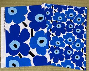 marimekko はぎれ 生地 ミニウニッコ ピエニウニッコ ブルー 青 ハンドメイド
