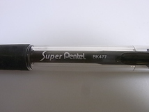 ぺんてる　ボールペン0.7mm 黒 ブラック　Super Pentel （スーパー ぺんてる） 油性ボールペン　BK477 送料120円_画像2