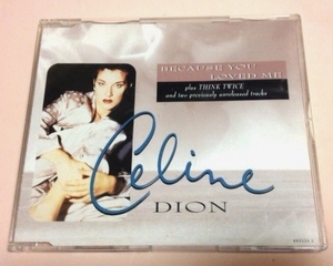 Celine Dion(セリーヌディオン) 「Because You Loved Me (Theme From Up Close & Personal)」アンカーウーマン テーマ UK盤