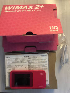 UQ WiMAX 2+ Wi-Fi ルーター speed WI-FI NEXT W01 モバイルルーター