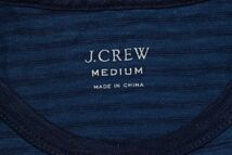 ☆US古着 J.CREW ジェイクルー Jクルー Tシャツ ボーダー ネイビーブルー【M】コットン　　　　　◆2996◆_画像4