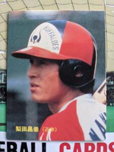 1984年 カルビー プロ野球カード 近鉄 梨田昌孝 No.12