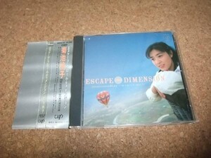 [CD][ отправка 100 иен ~] карта текстов песен отсутствует старый запись 1987 Kikuchi Momoko ESCAPE from DIMENSION Escape *f ром * размер 