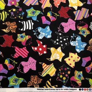 ロラライハリス Assorted Suits 黒生地