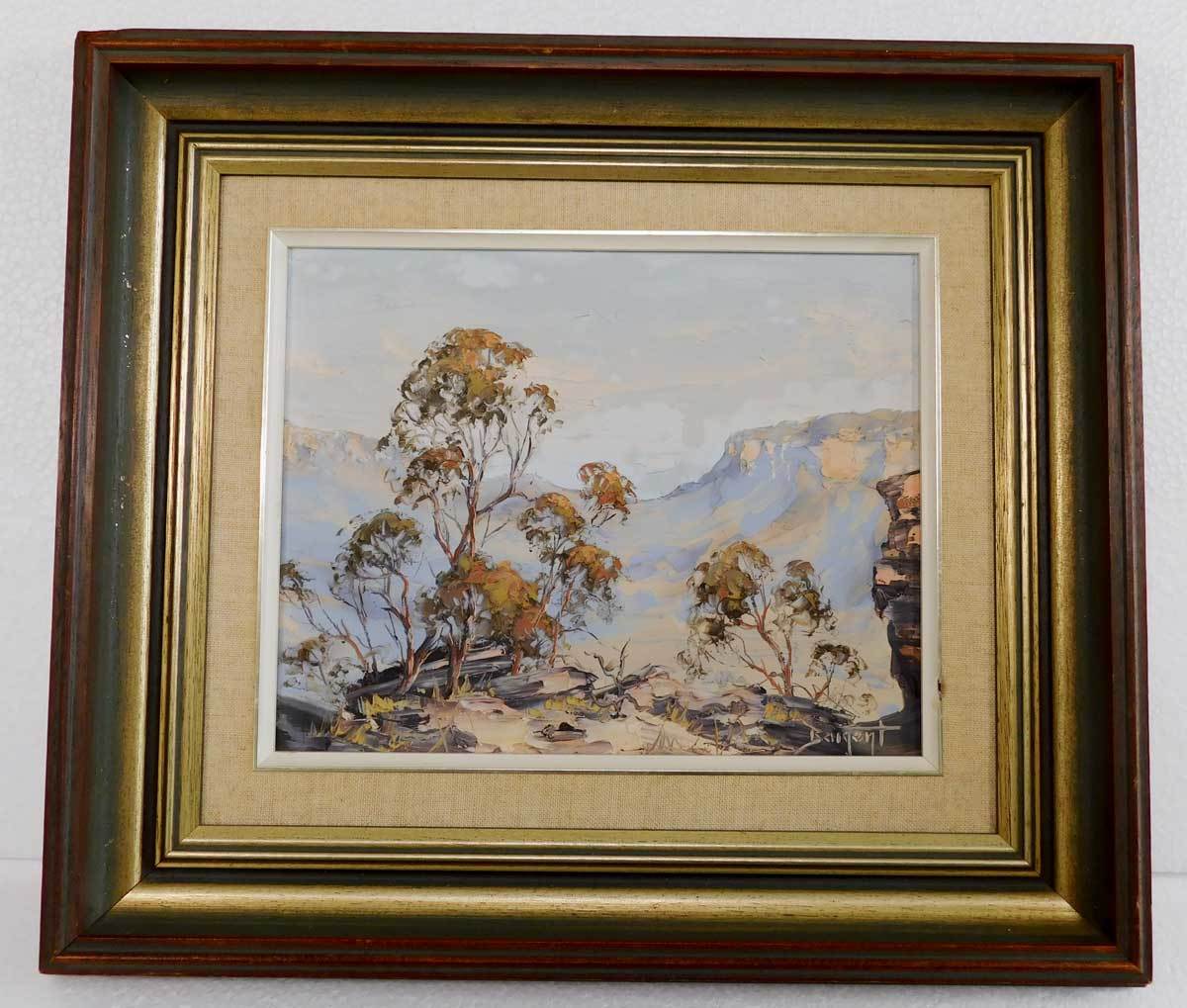 R0005 BRIAN BAIGENO Landscape painting, guaranteed authentic, Painting, Oil painting, Nature, Landscape painting