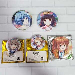  free shipping * Girlfriend ( temporary ) can badge 5. set Sakurai Akira sound leaf month .. original can badge 