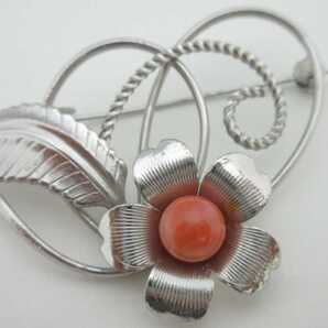 【TOP】珊瑚 サンゴ ブローチ ルース 根付 s514.