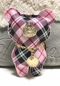新品/可愛い/くまさん/バッグチャーム/キーリング付き/キーホルダー/レディース バッグ 可愛い ピンク