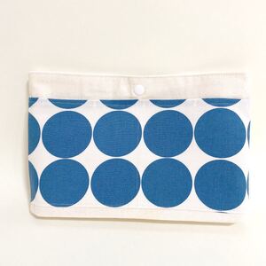 バッグインバッグ ハンドメイド 北欧 ドットバッグ