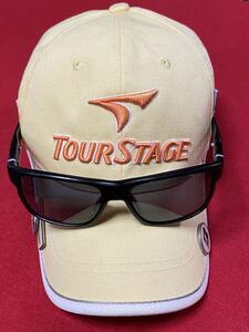 LPGA 宮里藍 実使用 TOUR STAGE JAL SUNTORY キャップ BRIDGESTONEマーカー付き ＆ 2017シーズン実使用 オークリーサングラス