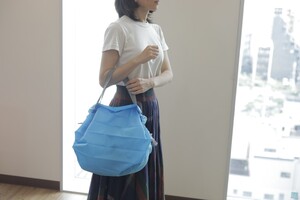 水色2wayエコバッグ リュック ショルダーバッグ トートバッグ