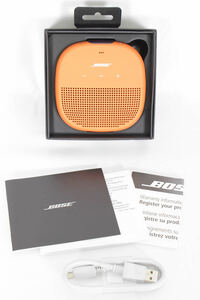 【美品】BOSE SoundLink Micro Bluetooth speaker ブライトオレンジ ポータブルワイヤレススピーカー ボーズ サウンドリンク
