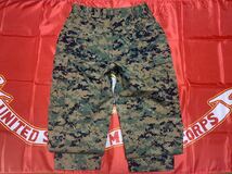 中古美品　USMC MARPAT マーパット デジタル ウッドランド迷彩 パンツ medium/long_画像9