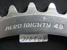 ピスト・競輪/NJS認定sugino【AERO MIGHTY】大ギア厚歯49T 中古品_画像2