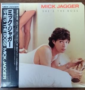 LP　ミック・ジャガー　MICK JAGGER　/　SHE'S THE BOSS　国内盤