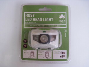 【ヘッドライト】『ROSY ＬＥＤヘッドライト』／発売元:株式会社ロゴスコーポレーション／電源:単四アルカリ乾電池×3pcs(別売)