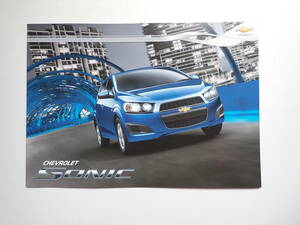 *GM[ Chevrolet Sonic ] catalog /2011 year 11 month /OP publication / postage 198 jpy 