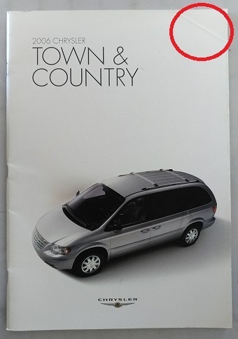 2006 CHRYSLER TOWN & COUNTRY SWB, LX Touring Limited　車体カタログ　古本・即決・送料無料　管理№3608Z