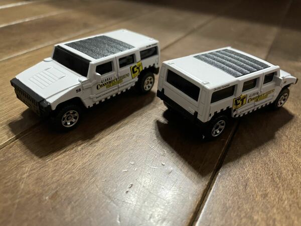 送料込2台セット マッチボックス MATCHBOX ハマー H2 SUV コンセプト '02 HUMMER H2 SUV CONCEPT ルース hotwheels ホットウィール