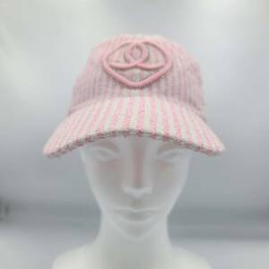 ** редкость ** факт стандартный товар * Chanel полоса колпак шляпа hat cap Vintage 