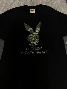 A BATHING APE X PLAY BOY tシャツ L