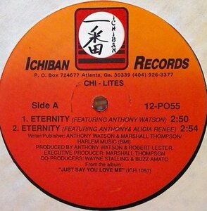 試聴あり★同梱可★Chi-Lites - Eternity [12”]こみ上げ系のアーバン・チューンソウル