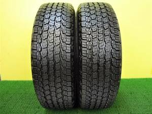 9849 中古 2本 245/75R17 112T グッドイヤー ラングラー WRANGLER ALL TERRAIN ADVENTURE オールテレーン 245 75 17 245-75-17 245/75/17