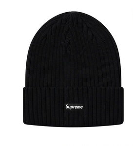 Supreme Overdyed Ribbed Beanie black ビーニー キャップ box logo hat cap ボックスロゴ 黒 ブラック