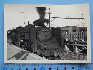 (J35) 写真 古写真 電車 鉄道写真 蒸気機関車 C5734 アルバムからの剥がし跡があります 