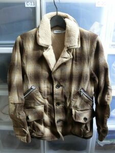 nonnative LOGGER COAT check pattern roga- coat 2 beige #NN-JU2206 Nonnative 