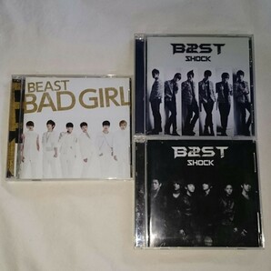 BEAST／BADGIRL,SHOCK初回限定盤CD3枚セット