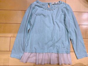 長袖Tシャツ　MPS ライトオン　 トップス　女の子　パール　チュール　120