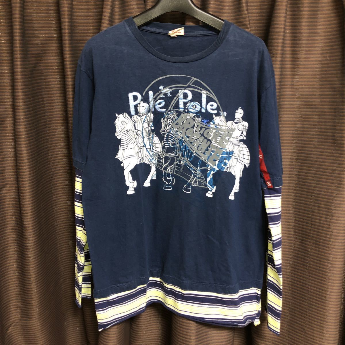 名作】ティグルブロカンテ 花見 鬼 藍染シャツ Tigre Brocante サイズ