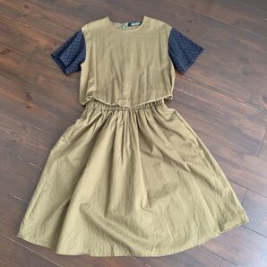 RODEO ロデオ 美品 袖丈レースワンピース レディラックルカ