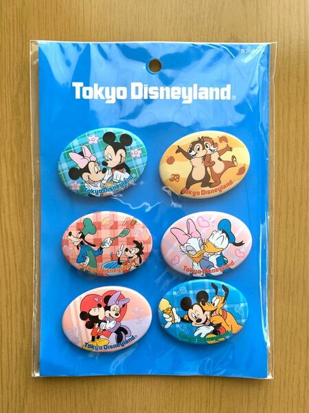 Tokyo Disneyland ディズニーランド 缶バッジセット