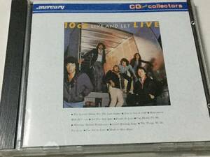 Японское издание CD / 10cc / Live / Live &amp; Let Shipping ¥180 