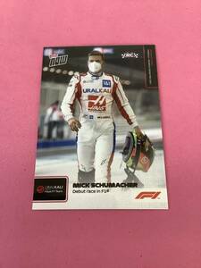 2021 TOPPS NOW ルーキー ミック シューマッハ F1デビュー戦