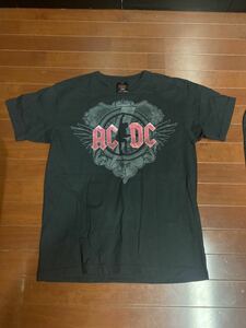 希少　AC/DC TOUR Tシャツ　Lサイズ　ブラック　ヴィンテージ　　バンドTシャツ　ツアーTシャツ