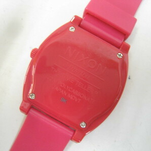 NIXON ニクソン タイムテラー 腕時計 ピンク の画像5