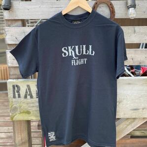 【SKULL FLIGHT】Lサイズ サイドジップTシャツ スカルフライト ランブルの画像3