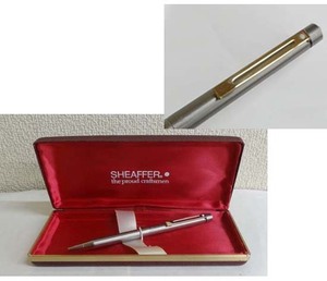 使用感少なめ◎ SHEAFFER TARGA 1001 X FINE シェーファー タルガ ヘアライン ボールペン 回転繰り出し式 13cm　アメリカ製 USA