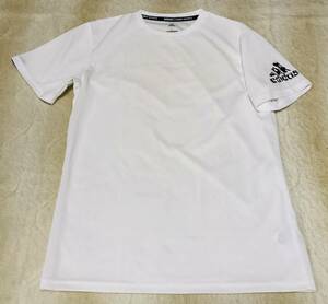 *adidas* Adidas big Logo mesh short sleeves T-shirt L white series CLIMACOOL training D24044