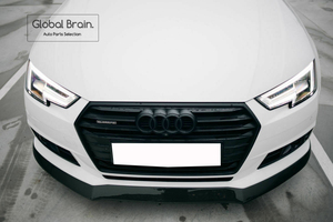  Audi A4 B9 8W front bumper lip spoiler / under splitter apron diffuser separate carbon possible 